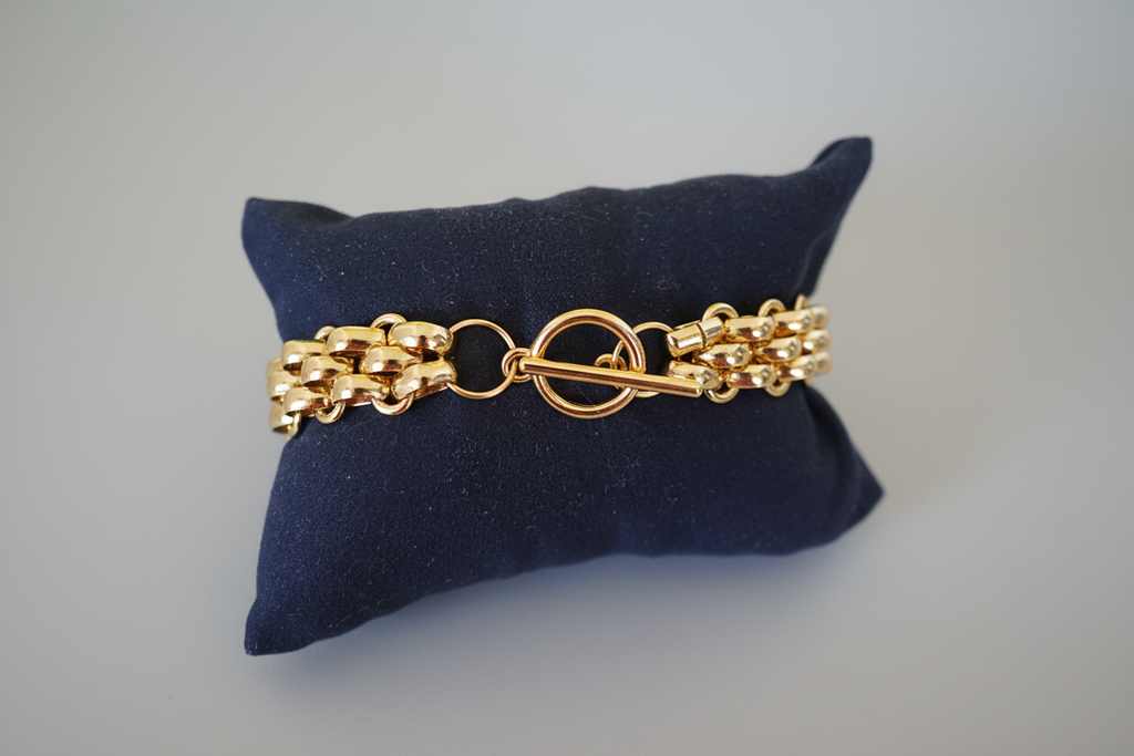 Bracelet acier inoxydable avec fermoir bouée.