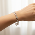 Bracelet jonc acier inoxydable ajustable