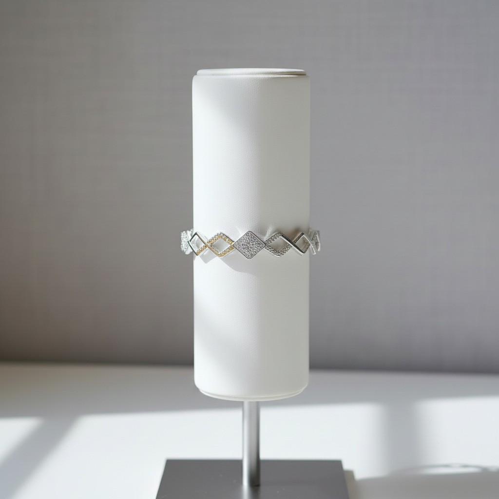 Bracelet jonc acier inoxydable ajustable